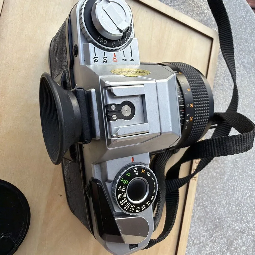 Yashica FX-103 Program 35mm Camera with Lens and Accessories Vintage